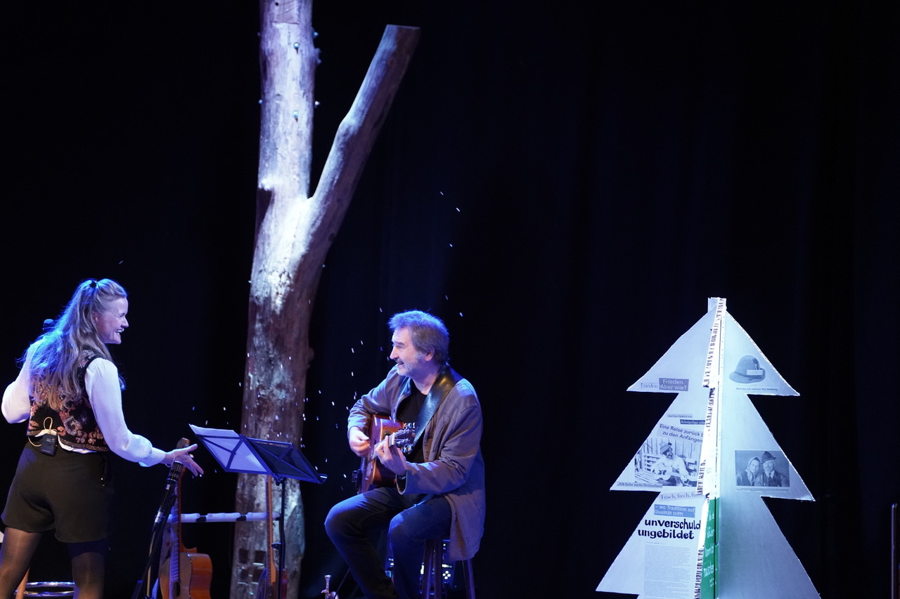 Performance mit Gitarre